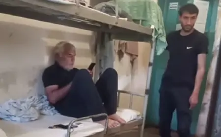 Rusiyada saxlanılan azərbaycanlıların həbsxana görüntüləri