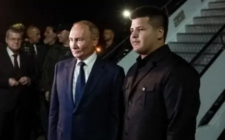 Putin Kadırovun oğlu ilə görüşdü