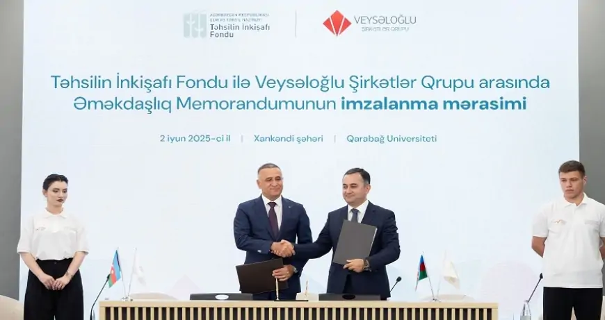 Veysəloğlu Şirkətlər Qrupundan Qarabağ Universitetinə dəstək - 50 tələbəyə təqaüd ayrıldı