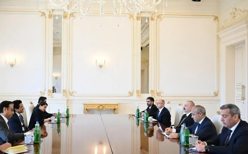 İlham Əliyev Pakistanın neft nazirini qəbul etdi - Yeniləndi