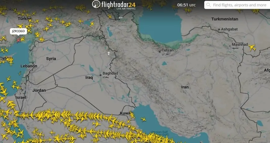 İran-İsrail hava məkanından son mənzərə - FOTO 