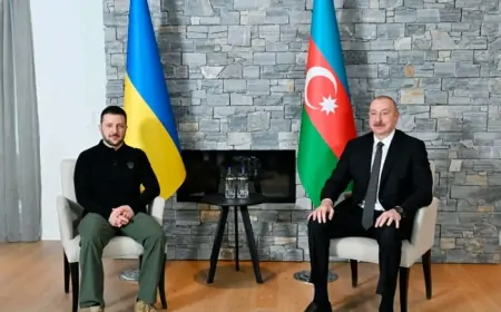 Zelenski İlham Əliyevə başsağlığı verdi