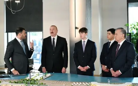 Azərbaycan və Özbəkistan prezidentləri "Sea Breeze"də - FOTOLAR