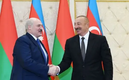 Prezident Lukaşenkonu təbrik etdi