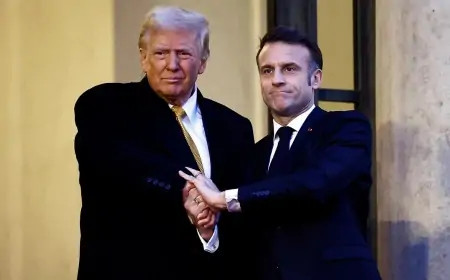 Trampla Makron İran və Ukraynanı müzakirə etdi 