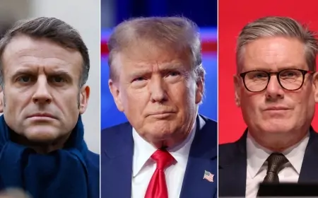 Starmerlə Makronun arasına Tramp girdi - Gərginliyin səbəbi nədir?