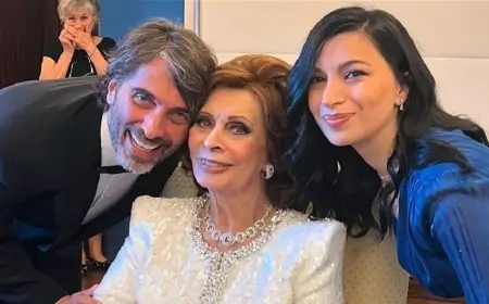 Sofi Lorenin oglu Gürcüstanda toy etdi