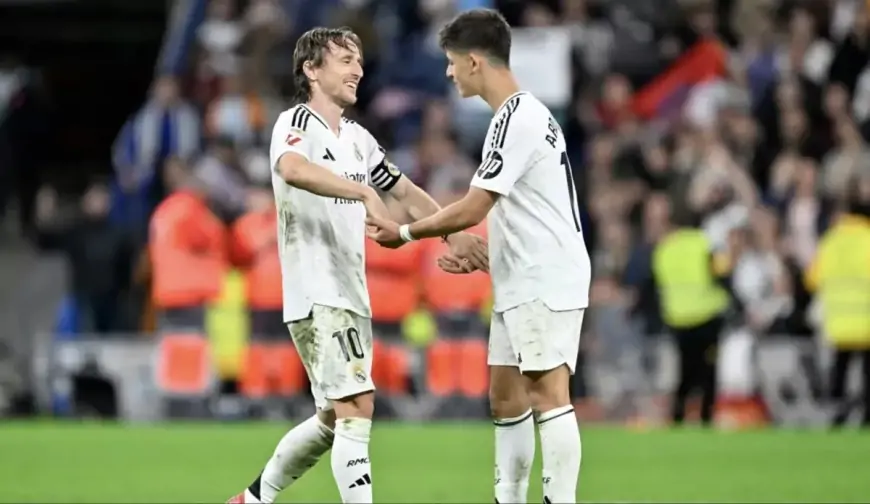 Luka Modriçdən Arda Gülerə JEST - FOTO/VİDEO