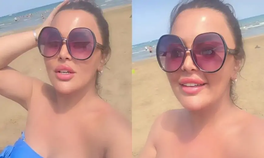 "Dənizdə mənə elə baxırlar ki, narahat oluram" - Qumral şikayətləndi + VİDEO