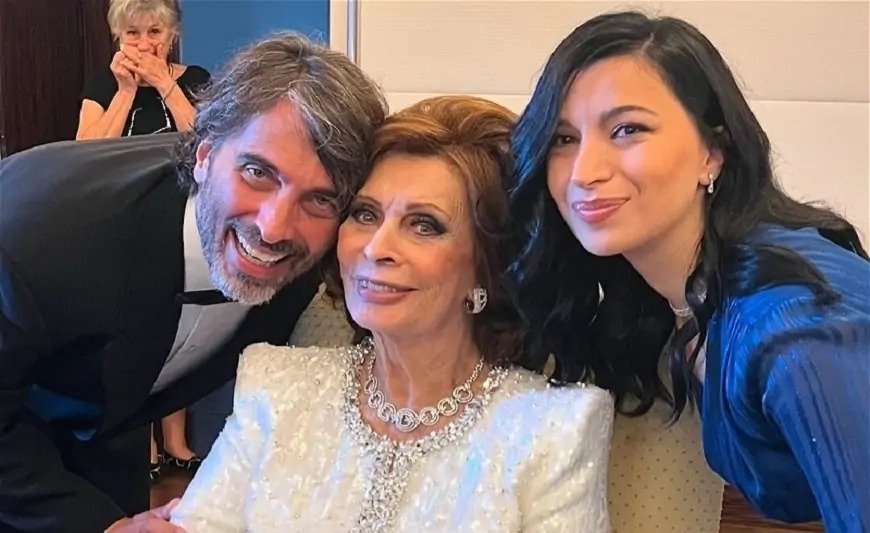 Sofi Lorenin oglu Gürcüstanda toy etdi 