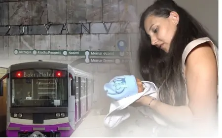 Metroda doğulan körpənin anası