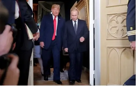 Putin Trampa xəritələr göstərdi 