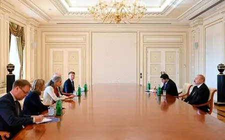 Prezident Maqdalena Qrononu qəbul etdi