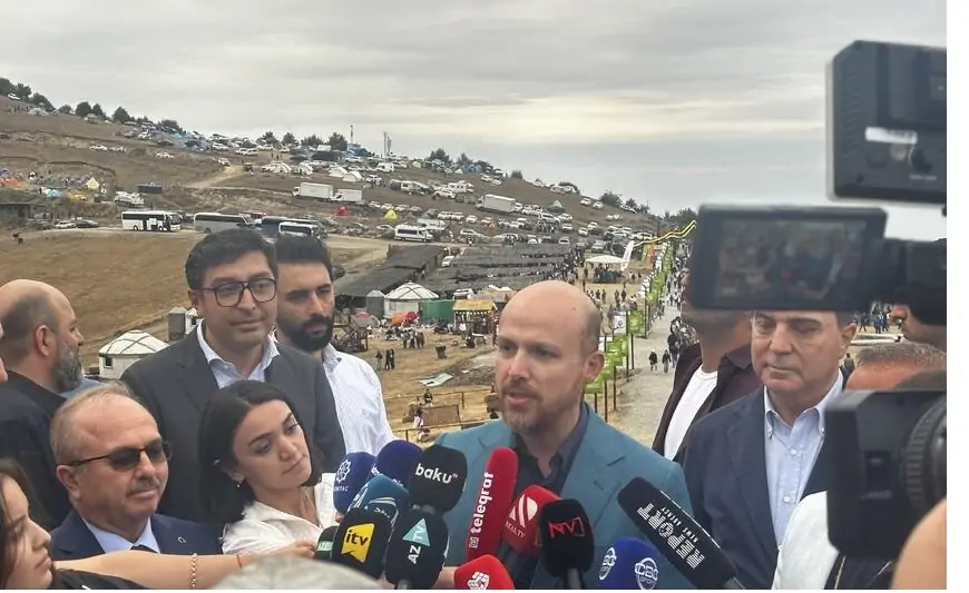 Ərdoğanın oğlu Azərbaycana gəldi - VİDEO