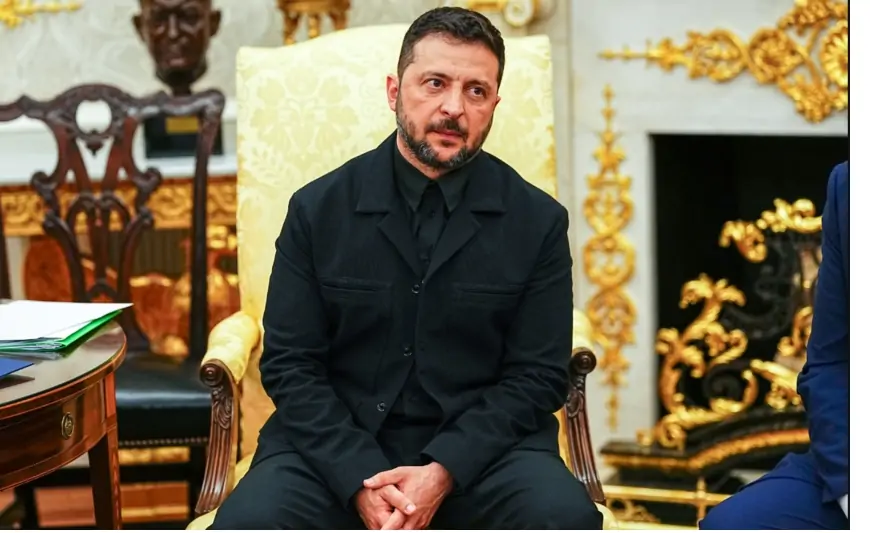 Zelenskinin dünən Ağ Evə geyindiyi pencəklə bağlı maraqlı fakt - Dizayner danışdı 