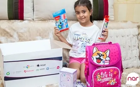 “Nar” və “YAŞAT” Fondu şəhid övladlarını təbrik etdi 