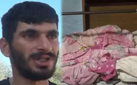 Uşağını yerə çırpan qadın saxlanıldı, əri danışdı