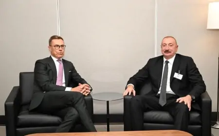 İlham Əliyev BMT-nin mənzil-qərargahında Finlandiya Prezidenti ilə görüşüb 