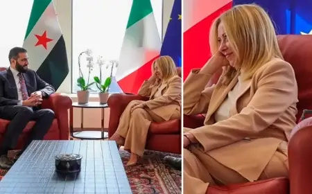 Meloninin Suriya prezidentinə "eşq dolu baxışlar"ının səbəbi bilindi - Sən demə... 