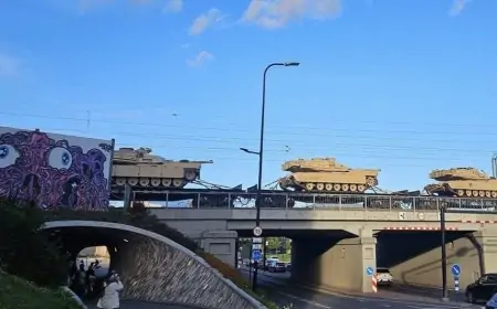 ABŞ zirehli texnikaları Rusiya sərhədinə GƏTİRİLDİ