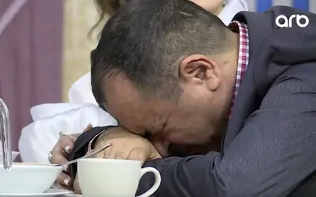 Canlı efirdə Allahverdi Yolçuyevin halı pisləşdi