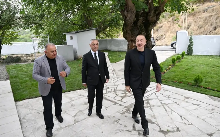 Prezident İlham Əliyev Xocalının Şuşakənd kəndində olub  