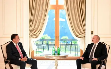 İlham Əliyev TDT-nin Baş katibini qəbul etdi