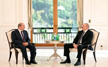 İlham Əliyev Qəbələdə Ersin Tatarla görüşdü 