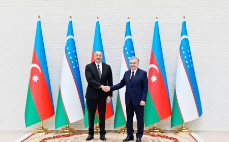 Azərbaycan-Özbəkistan münasibətləri yüksələn xətlə inkişaf edir