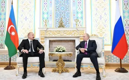 Əliyevlə Putinin təkbətək görüşü başladı