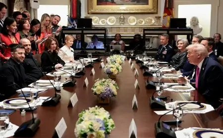 "Gödəkçəni çox bəyəndim, əla görünürsən" - Tramp Zelenskiyə + VİDEO