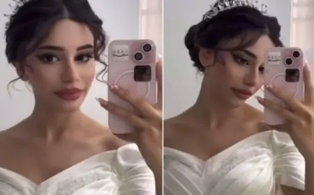 Gəlinlik donuna görə özünü öldürən Ləmanın qız toyundan VİDEO 