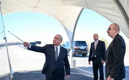 Prezident Cəbrayılda inşa olunan yolun açılışında iştirak etdi