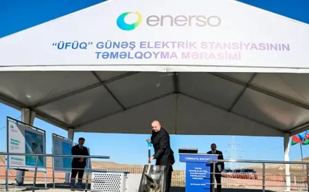 “Şəms” və “Üfüq” Günəş Elektrik Stansiyasının təməli qoyuldu