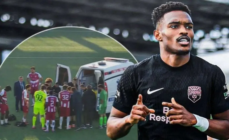 "Sabah" futbolçusunun belə sındı 