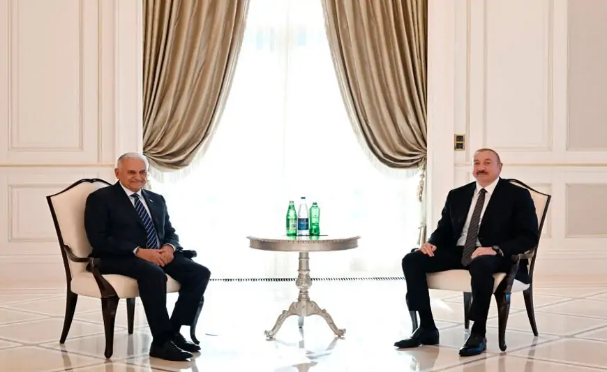 Prezident Qəbələdə Binəli Yıldırımı qəbul etdi - VİDEO