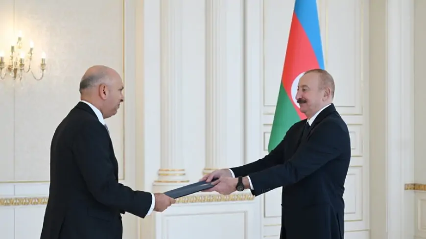 İlham Əliyev Misirin yeni təyin olunmuş səfirini qəbul etdi 