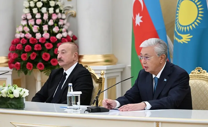 “İlham Əliyev tarixi missiyanı yerinə yetirib, görkəmli xadimdir” - Tokayev