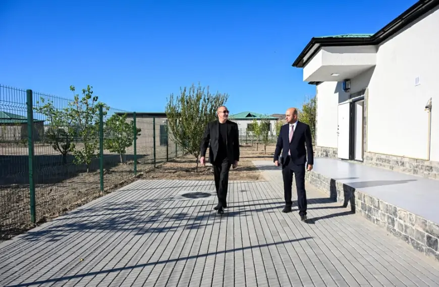 Prezident Zəngilanın iki kəndinin açılışında iştirak etdi - FOTOLAR