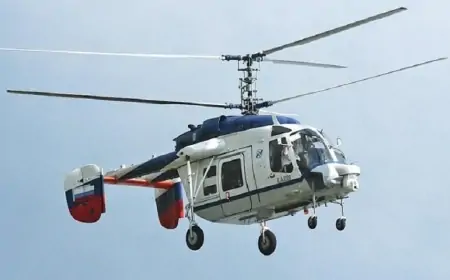 Xəzər sahilində helikopter qəzası