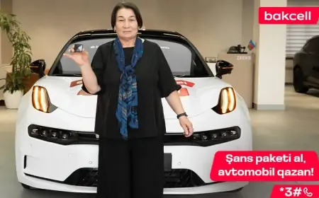 Bakcell abunəçisi 6-cı lüks avtomobili qazandı!