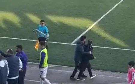 “Şamaxı” - “Sumqayıt” oyununda dava, baş məşqçilər qovuldu - VİDEO