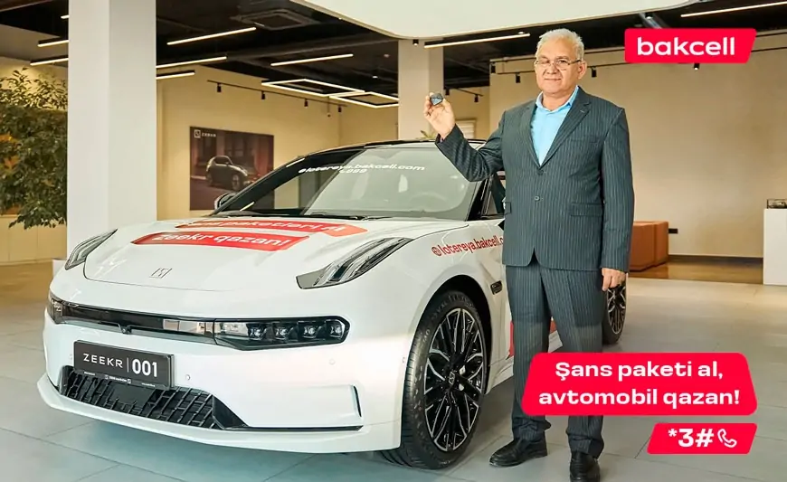 “Bakcell”in lotereyasında 7-ci lüks avtomobil uduldu - FOTOLAR