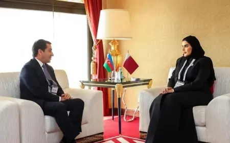 Hikmət Hacıyev Qətərin dövlət naziri ilə görüşdü 