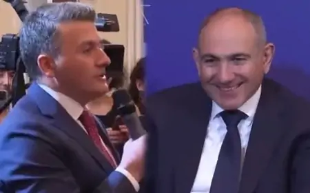 Bunu Paşinyan da gözləmirdi, səfirimiz onu ermənicə salamladı - VİDEO