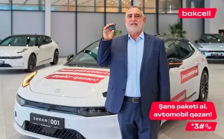 “Bakcell”in lotereyasında 12-ci lüks avtomobil sahibinə təhvil verildi 