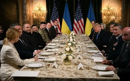 Tramp Zelenski və yoldaşlarına ziyafət verdi - MENYU + FOTO