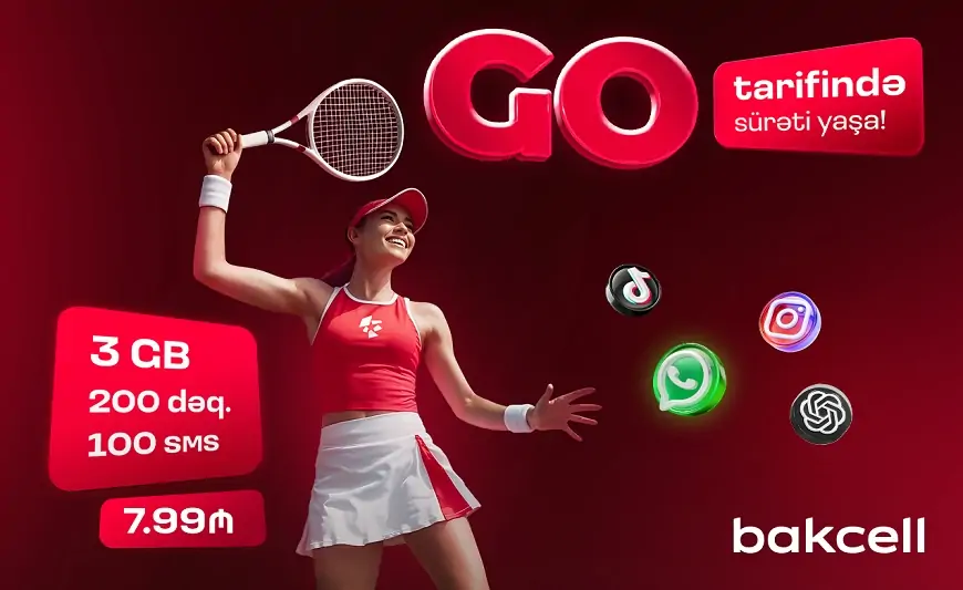 “Bakcell” bonuslarla zəngin yeni “GO” tariflərini təqdim edir 