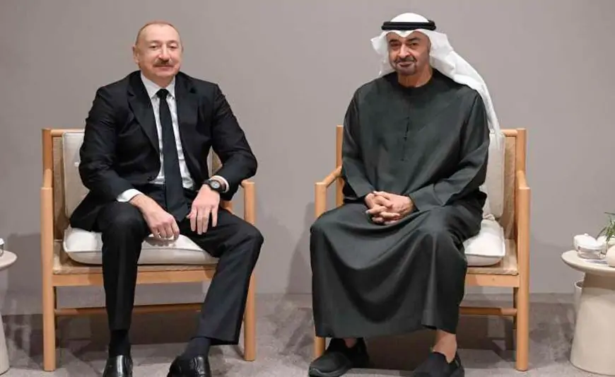 Prezident Əbu-Dabidə Al Nəhyanla görüşdü 