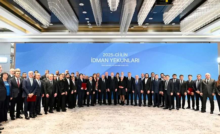 Prezident 2025-ci ilin idman yekunlarına həsr olunan mərasimdə iştirak etdi 